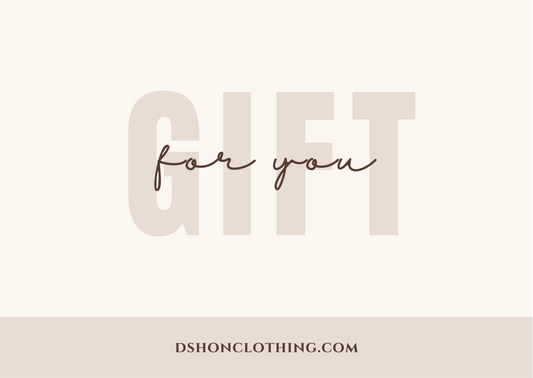 D.SHON Clothing Boutique Gift card